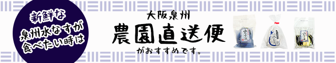 北野農園の畑から朝採りたての水なすを直送します！